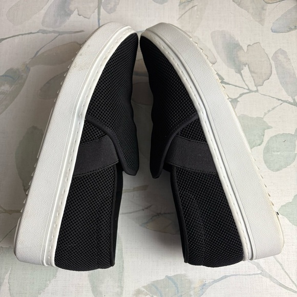 Eileen Fisher Womens Black Pep Serrano Stretch Platform Slip on Sneakers size 9 - Picture 4 of 8